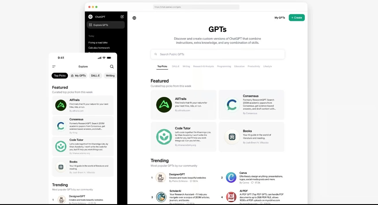Featured image for “OpenAI GPT Mağazası Açıldı”