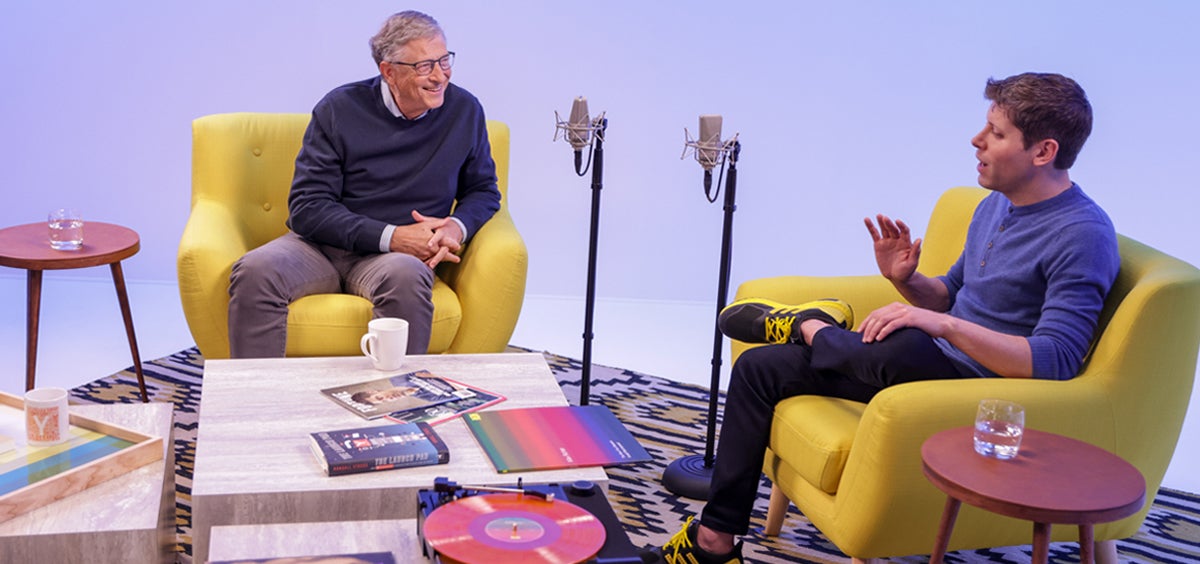 Featured image for “Sam Altman Bill Gates Yapay Zeka ‘yı Konuştu”