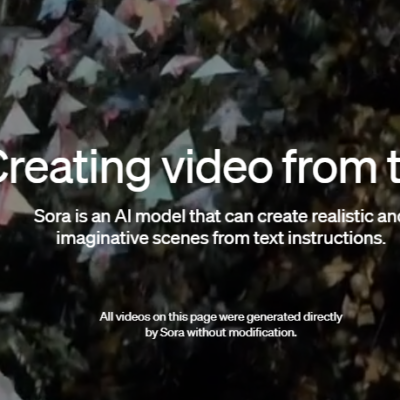 OpenAI Sora'yı duyurdu